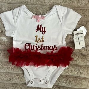 My first Christmas onesie for girl NWT